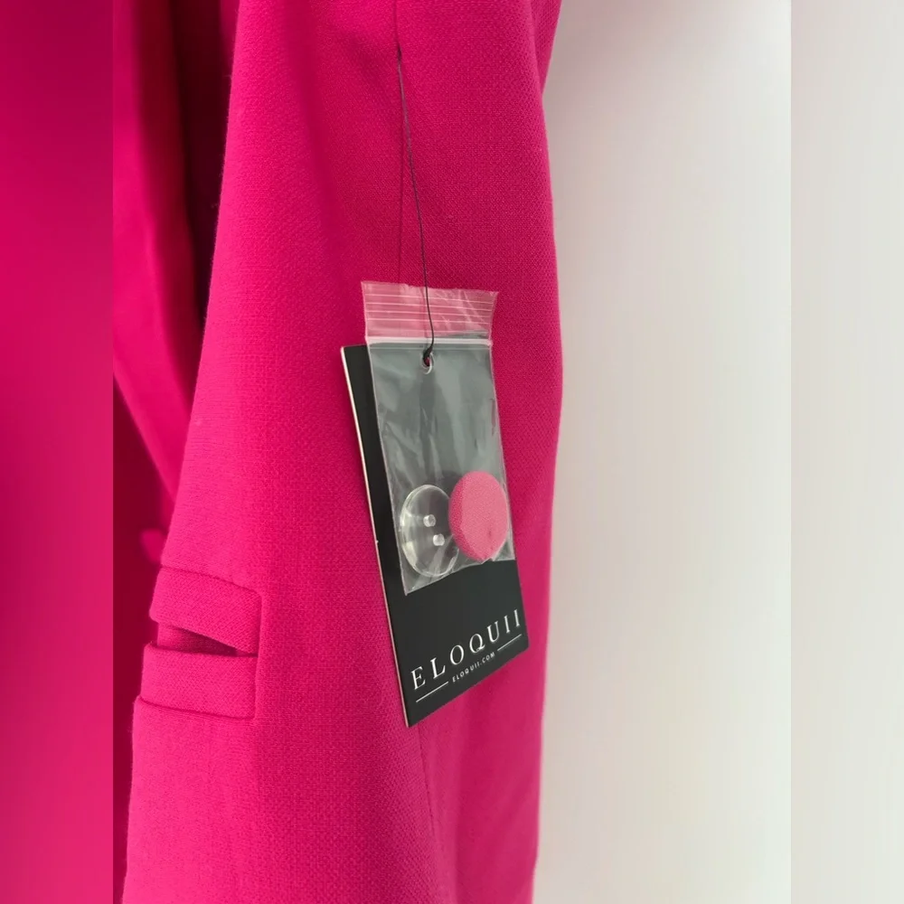 Eloquii Pink Blazer - Picture 4 of 10